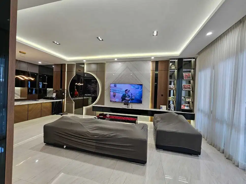 Rumah Garden House Uk 8x17, 3.5lt Full Interior Bisa Kpr Lantai Granit