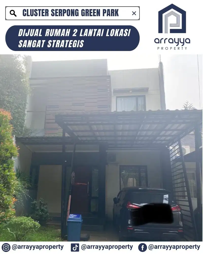 RUMAH 2 LANTAI DI CLUSTER SERPONG GREEN PARK .DM59.