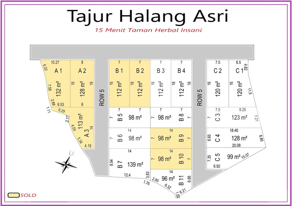 15 Menit Taman Herbal Insani Tanah Kavling Murah Legalitas SHM