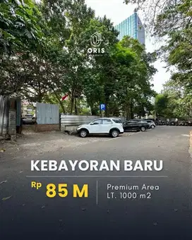 Dijual Kavling Hoek Siap Bangun di Kebayoran Baru Jakarta Selatan