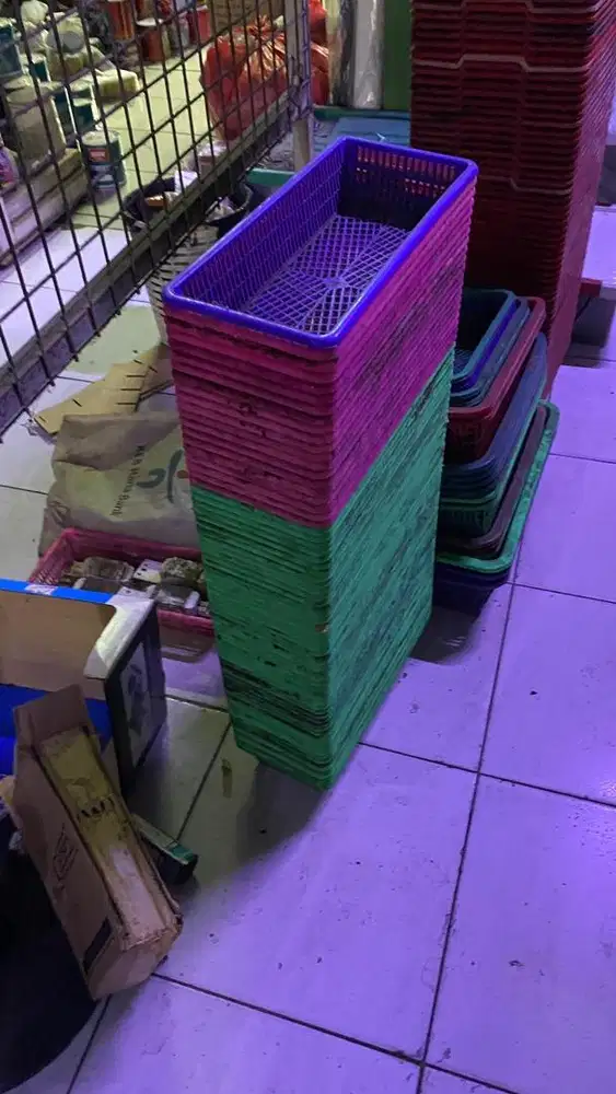 Keranjang plastik