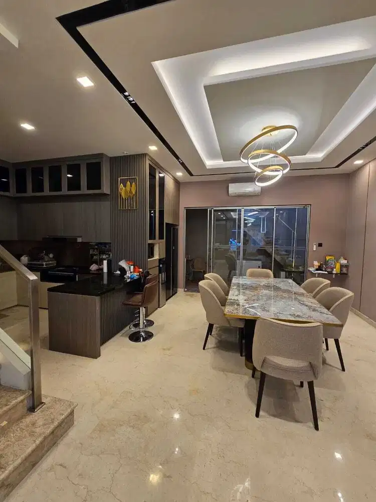 DIJUAL CEPAT RUMAH 2.5 LT GOLF ISLAND TIPE PALM UK 8x20 FURNISH MEWAH