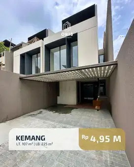 Brand New Dijual Rumah Cantik Plus Rooftop di Kemang Jakarta Selatan