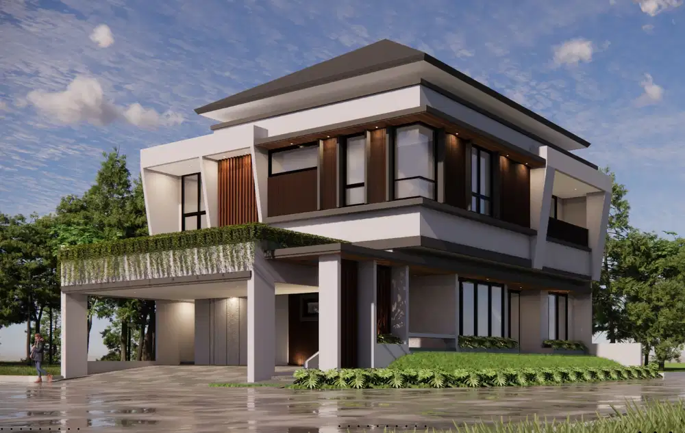 Rumah Bangunan Mandiri Hoek Di BSD Foresta Cluster Naturale