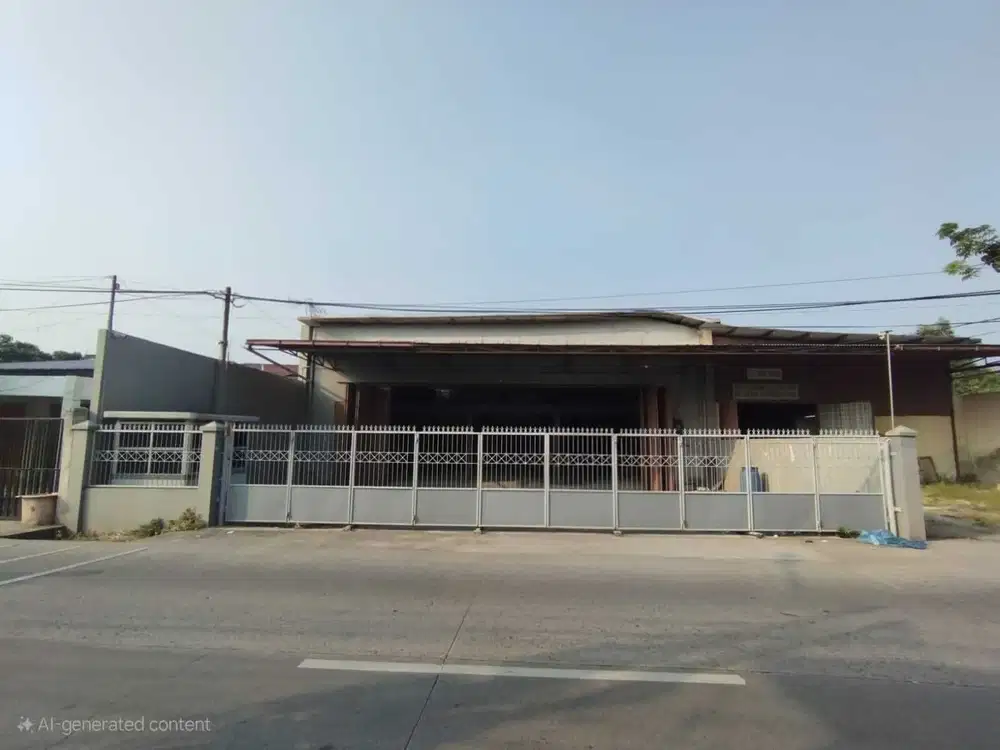 Gudang luas bangunan 460 di bekasi