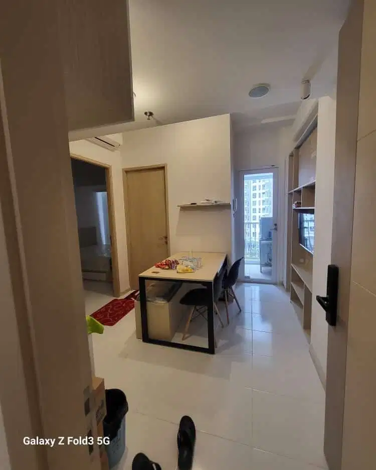 DISEWAKAN APARTMENT TOKYO RIVERSIDE 2BR FULL FURNISH STD DEV 45 JT/THN