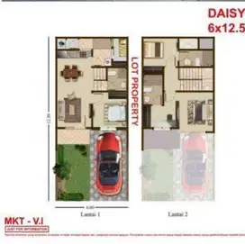 Jual Rumah PIK 2 Luas 6x12,5 3 Kamar sudah SHM harga 2,6M SAJA!!