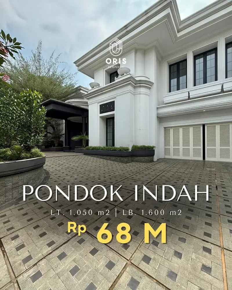 Rumah Brand New Mewah Depan Taman di Pondok Indah Jakarta Selatan
