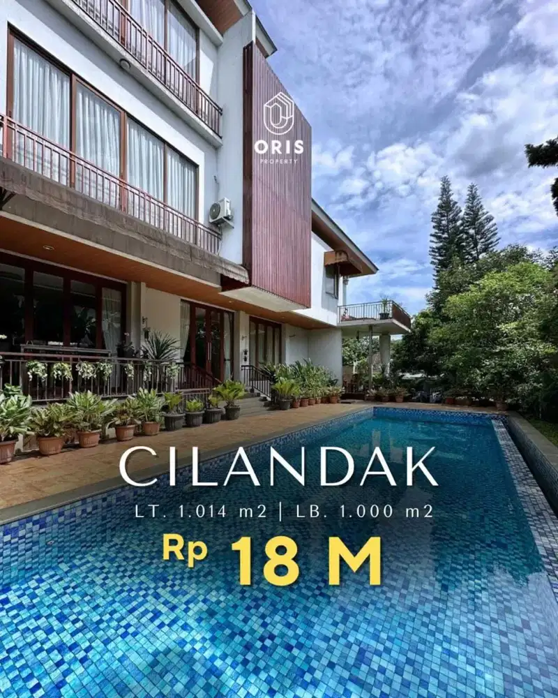 Best Price Rumah Cantik Ada Private Pool di Cilandak Jakarta Selatan