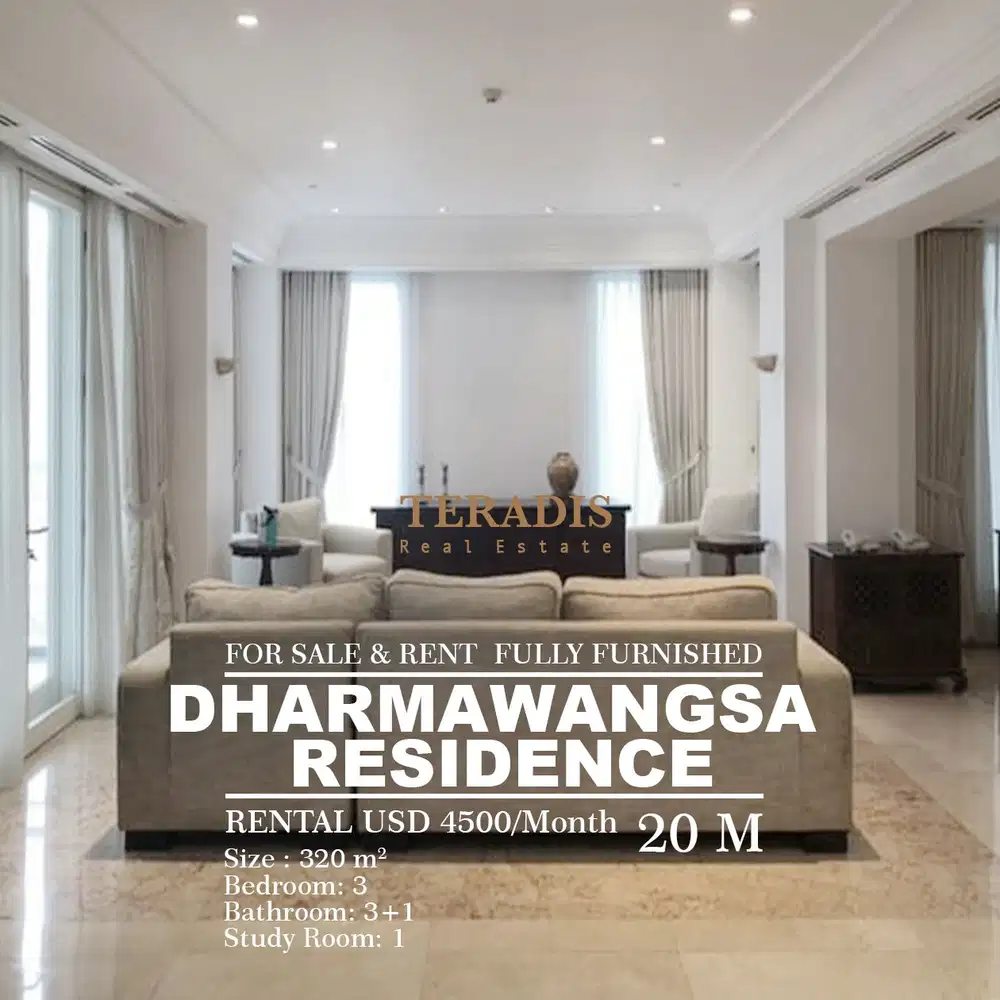 FOR SALE & RENT DHARMAWANGSA RESIDENCE