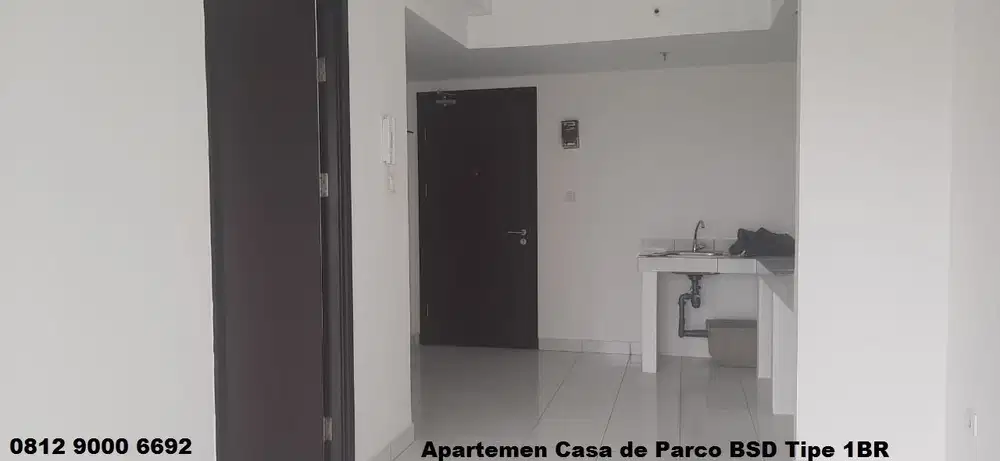 Jual Cepat Apartemen 1BR Casa de Parco BSD Tangerang dekat Aeon Mall