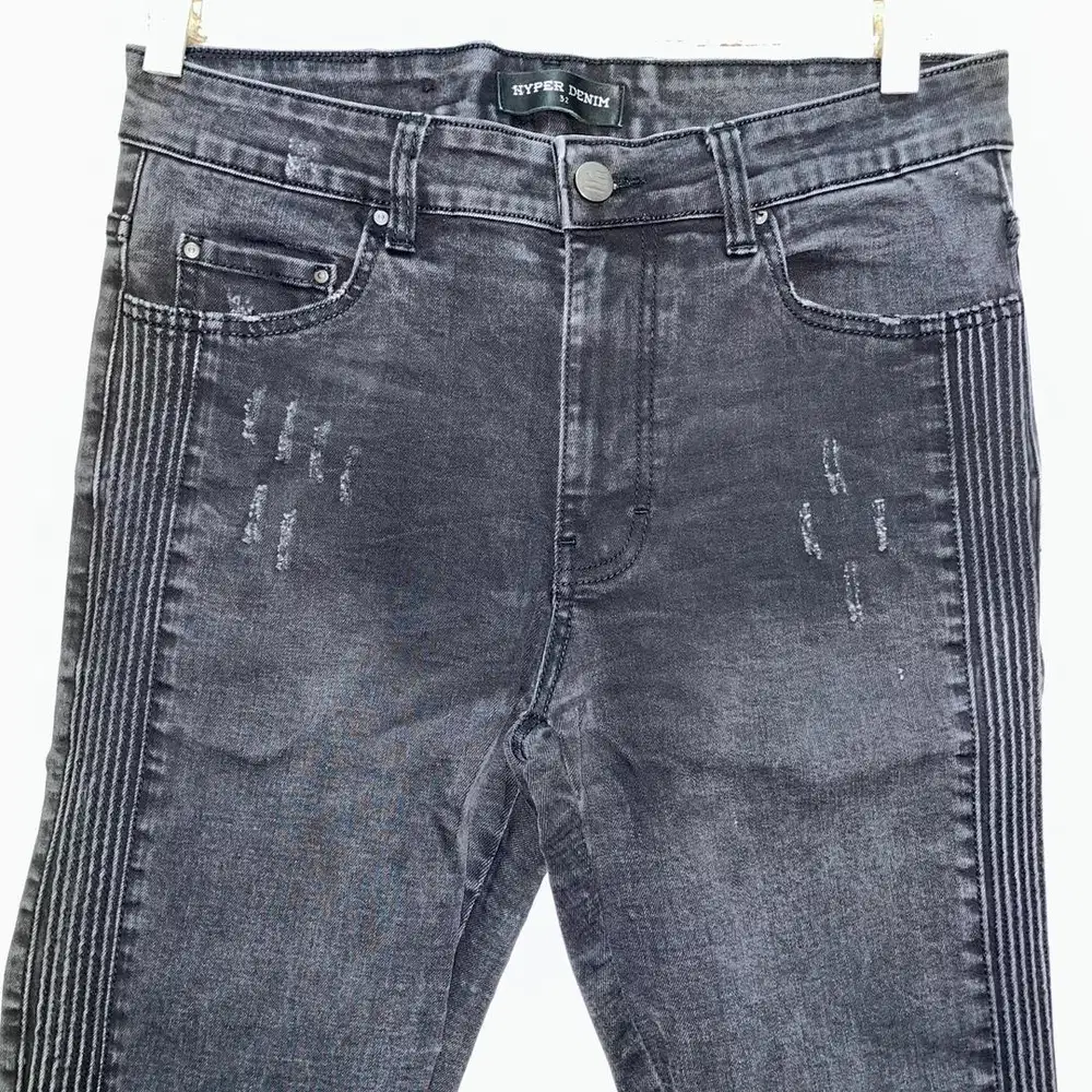 HYPER DENIM Biker Track Jeans