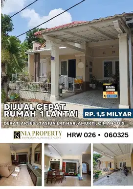 RUMAH MURAH DEKAT  AKSES LRT HARJAMUKTI