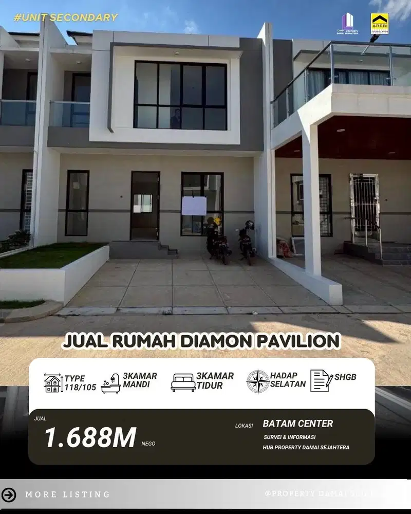 Diamond Pavilion ! Dijual