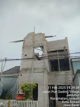 Rumah Bahan Dekat Akses Toll di Puri Gading Village, Jatiasih, Bekasi