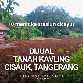 Tanah Kavling, Mekarwangi Cisauk Kab Tangerang dekat stasiun Cicayur