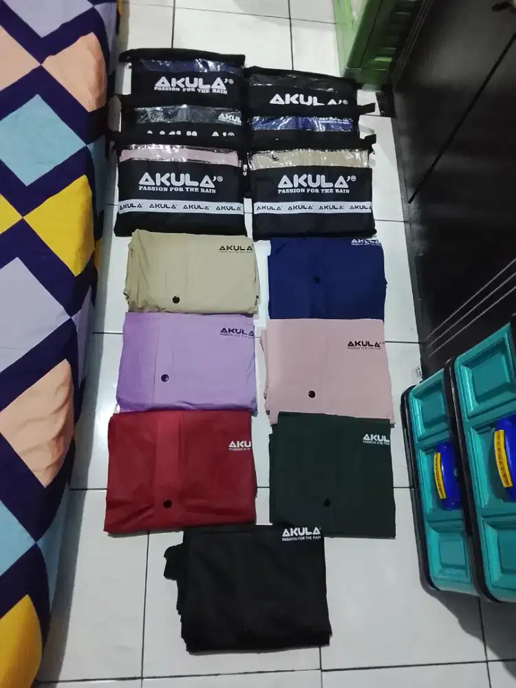 Jas hujan stelan akula UK.XL.XXL