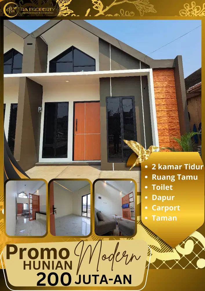 Cluster idaman 2 kamar harga terjangkau mulai dari 200 jutaan