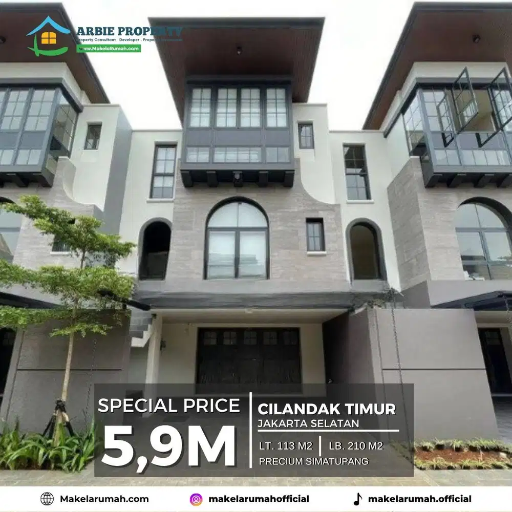 Dijual Rumah Mewah Precium Simatupang Siap Huni Dekat Mall Citos