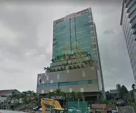 Sewa Kantor Menara Hijau 217 M2 Bare Strategis di MT Haryono Dekat Tol