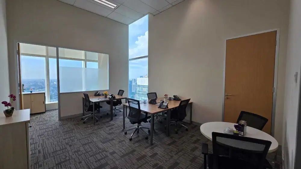Sewa Kantor Fully Furnish 11 Pax + Director Room di Equity Tower SCBD