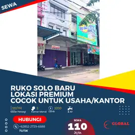 Ruko Solo Baru Lokasi Premium