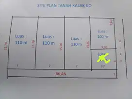 INVESTASI TANAH KAVLING 110M2 132JT DEKAT JL PAJANGAN,JK13436