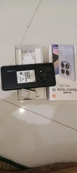 Xiaomi redmi note 14 pro 5g ram 8/256 hp belum di pake,