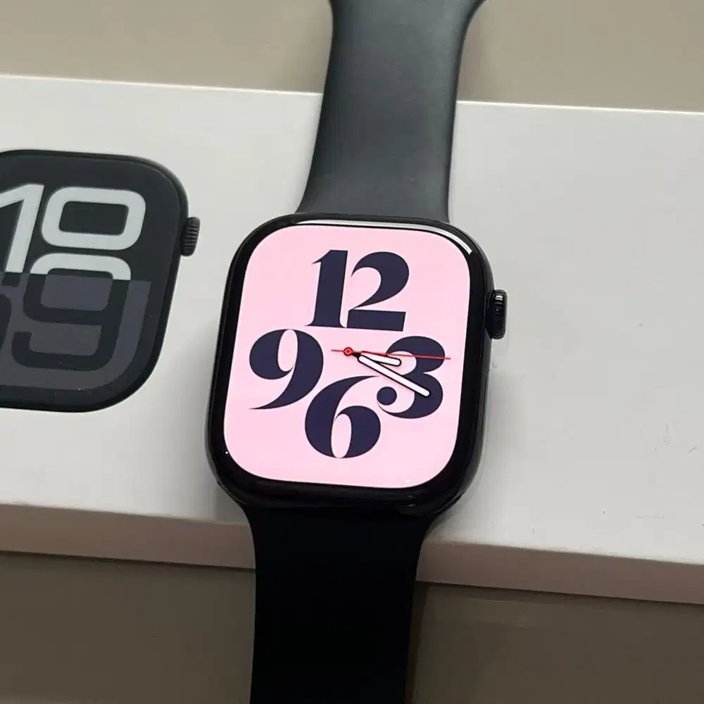 Apple watch / iwatch seri 10 46mm jetblack fullset garansi ibox