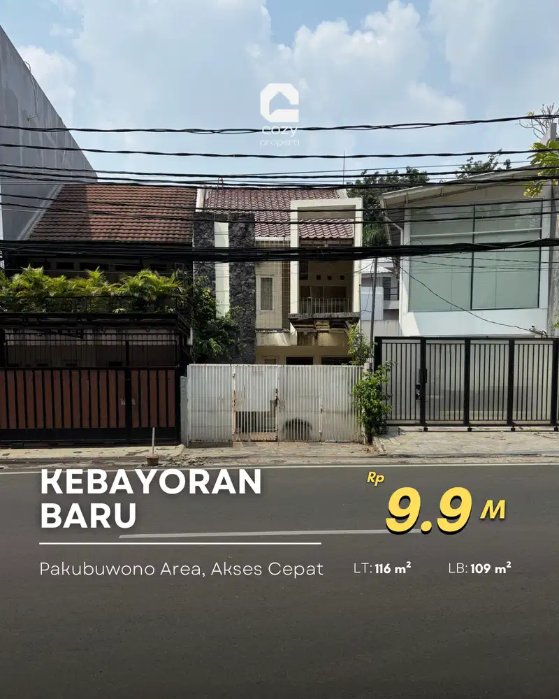 Dijual rumah di area pakubuwono kebayoran jakarta selatan