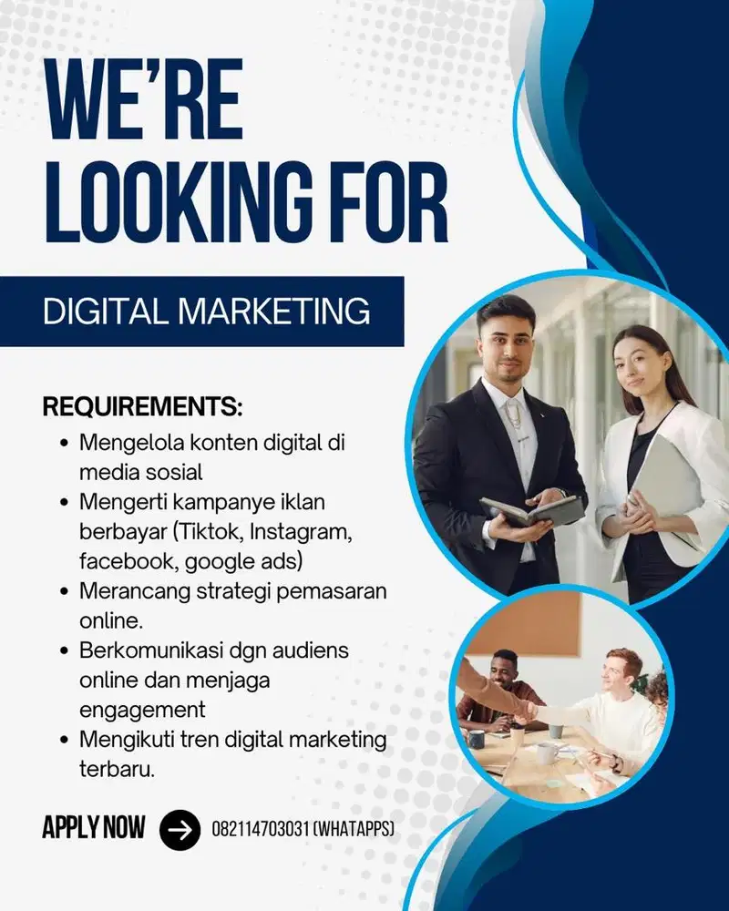 Di butuhkan digital Marketing