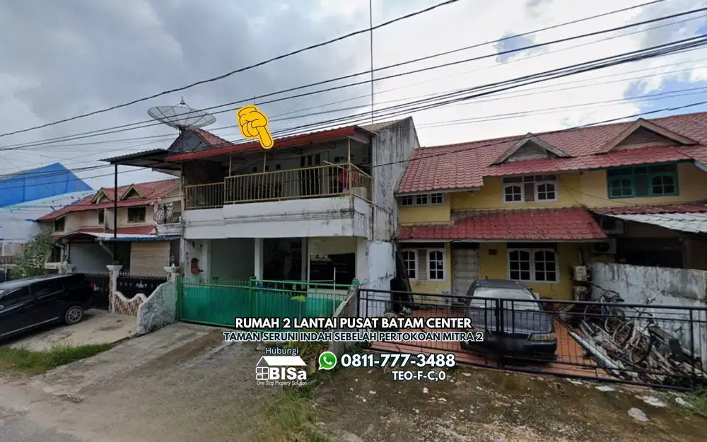 Rumah 2 Lt di Taman Seruni Indah sebelah Pertokoan Mitra 2 Dijual