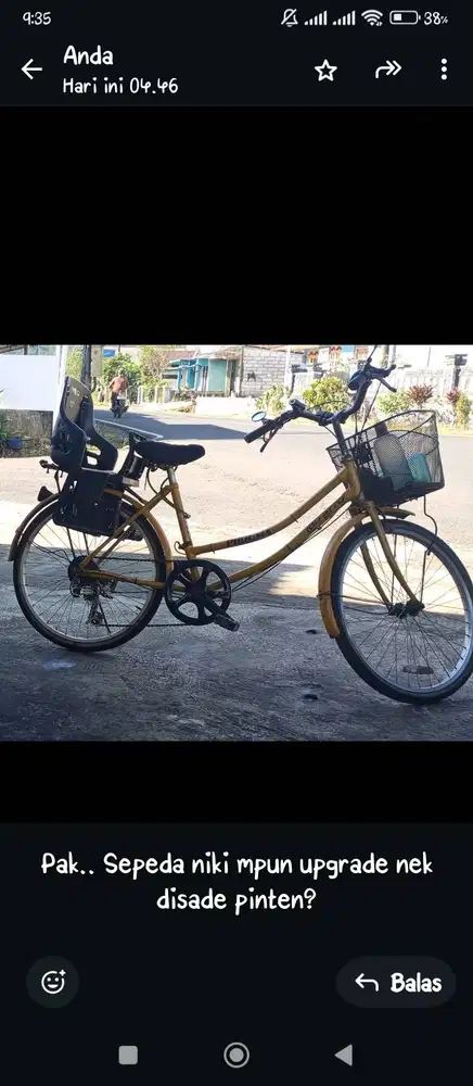 Bekas sudah upgrade