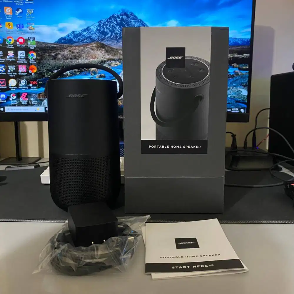 BOSE PORTABLE HOME SPEAKER FULLSET ORIGINAL