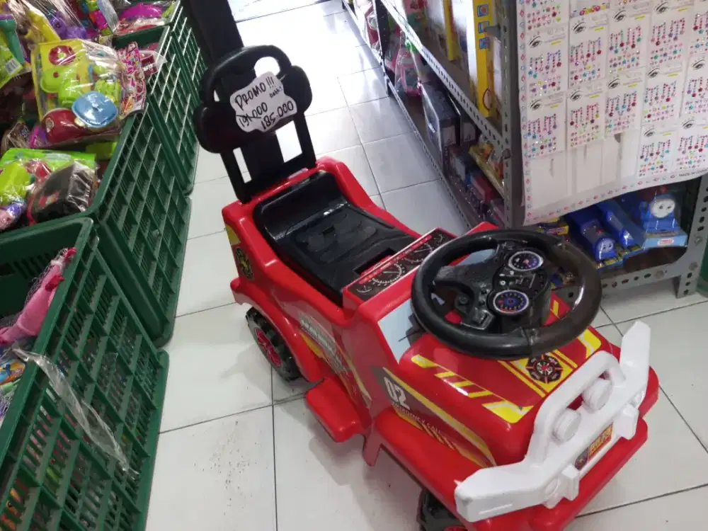 PROMO Mainan Anak Truk Pemadam naik