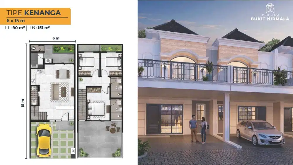 DIJUAL RUMAH MEWAH BUKIT NIRMALA PIK 2 UK 6x15 FREE PPN 5 MENIT KE TOL