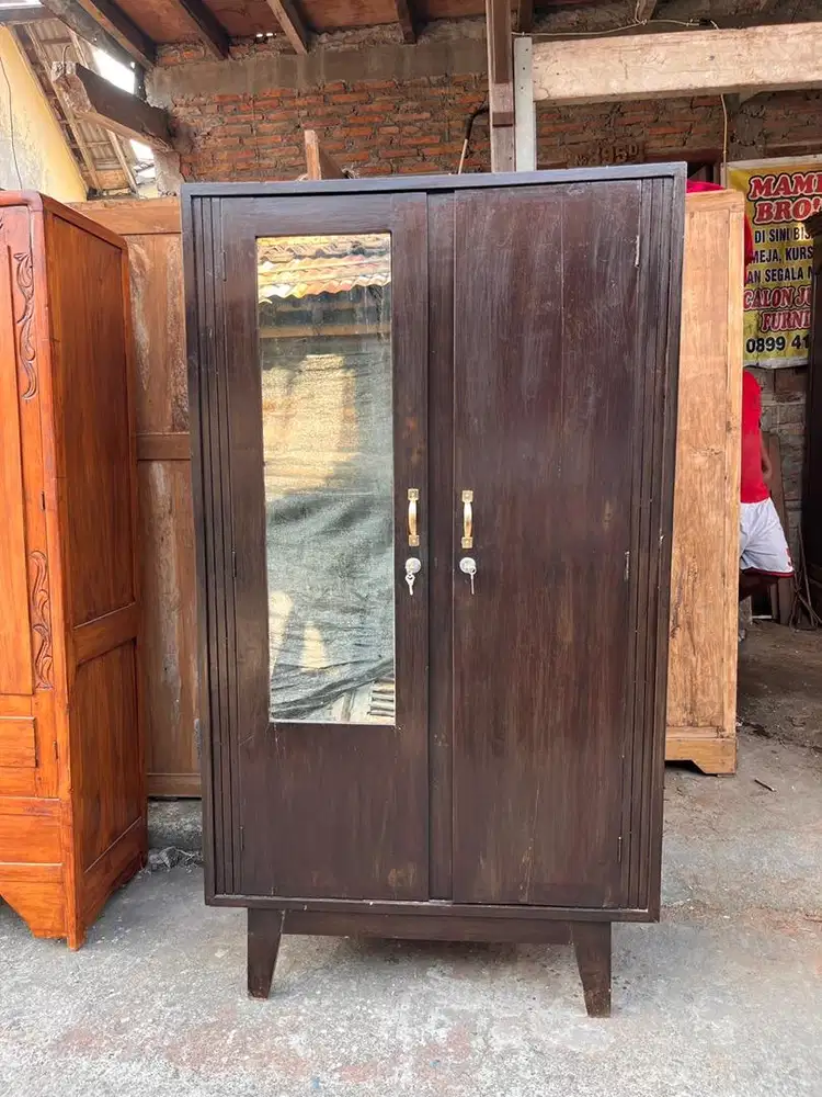 Lemari jati tua lawasan free ongkir