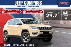 JEEP COMPASS LONGITUDE 2018 TURBO LOW KM.45RB & PAJAK PANJANG #F2ST
