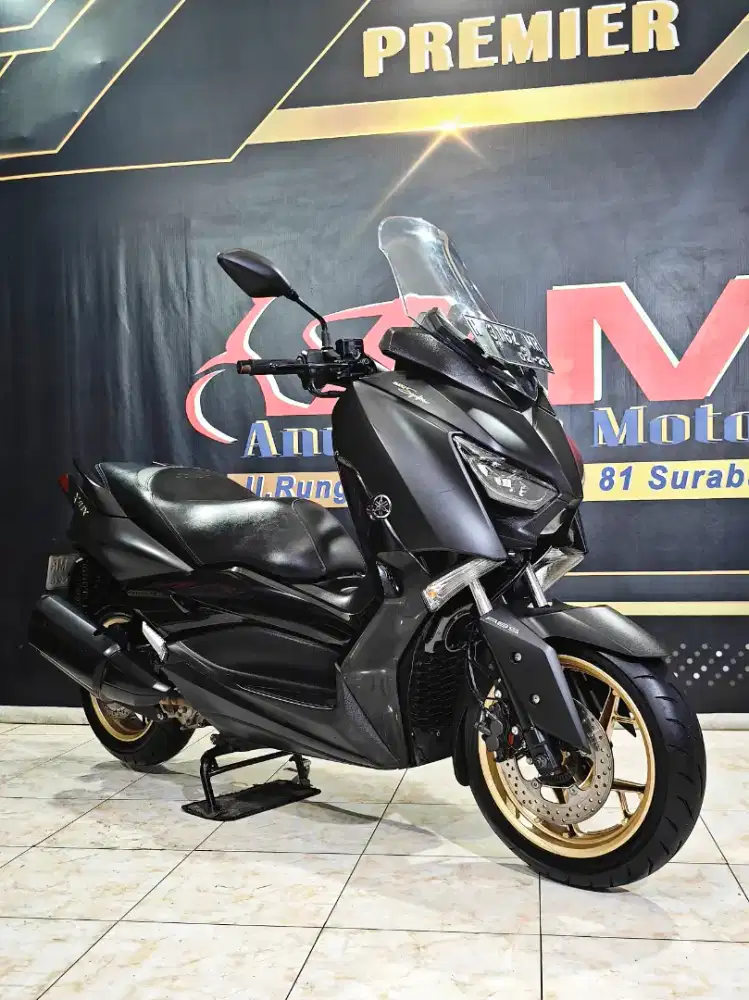 XMAX ABS 250cc Black Matte low km dp hanya 5jt. Anugerah motor rungkut