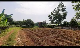 Tanah 1 Ha di curug bojong sari depok akses mbl hrg 2,5jt/m