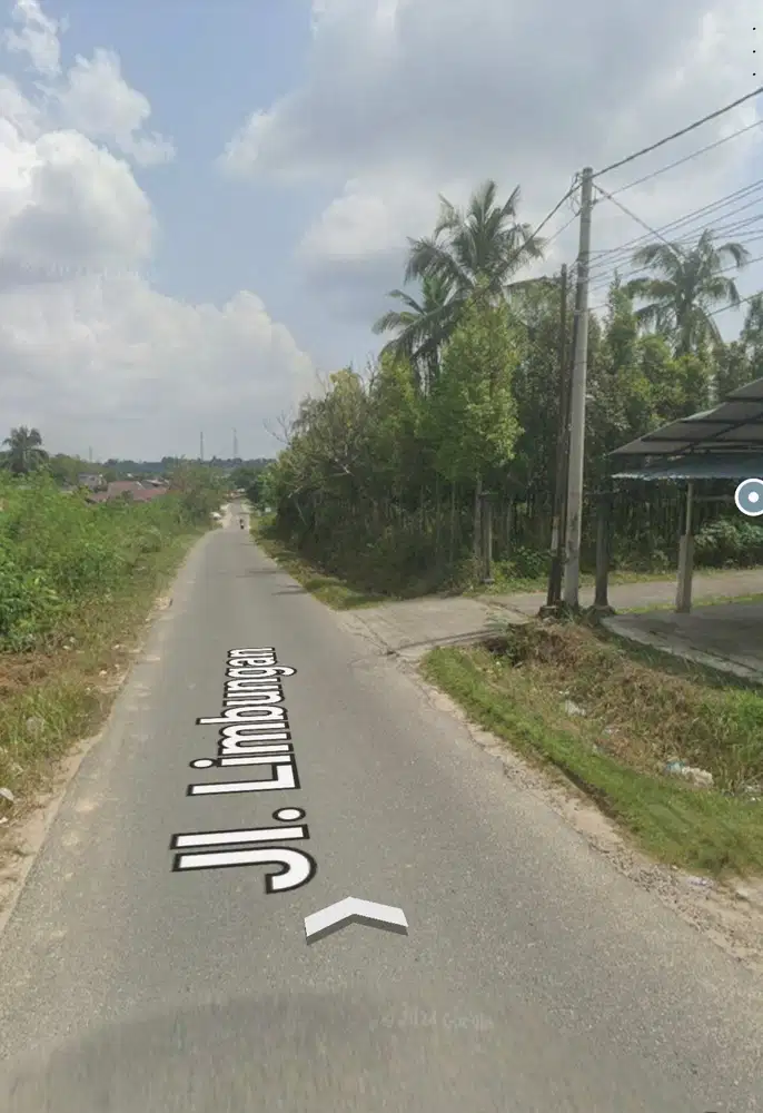 Tanah tepi aspal jl Limbungan 1874m2 posisi hook