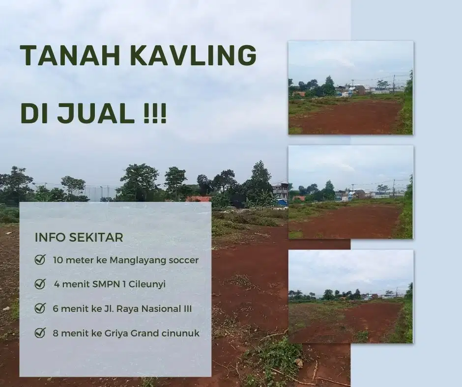 Tanah Kavling Bandung Lokasi Strategis Suasana Asri dan nyaman