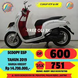 HONDA SCOOPY STYLISH TAHUN 2019 BISA CASH KREDIT ATAU TUKAR TAMBAH