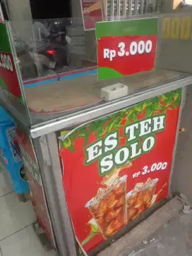 Di jual booth es teh solo