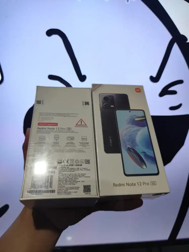 NEW redmi note 12 pro 5G 8/256 garansi resmi