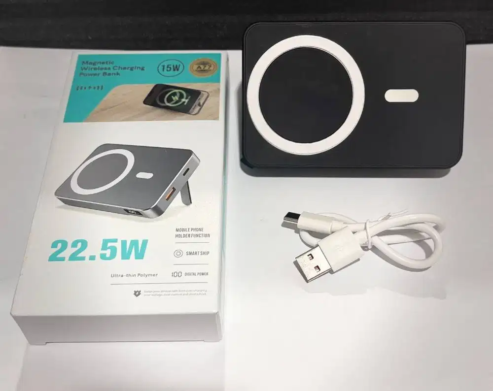 Power Bank Magnetic Wireless Charging A77