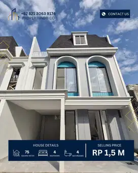 SIAP HUNI DIJAKARTA TIMUR RUMAH DIJUAL 1,5 Man DEKET TAMAN CILANGKAP