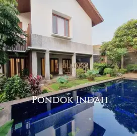 FOR SALE / FOR RENT LUXURY TROPICAL HOUSE, PONDOK INDAH, JAKARTA SELATAN