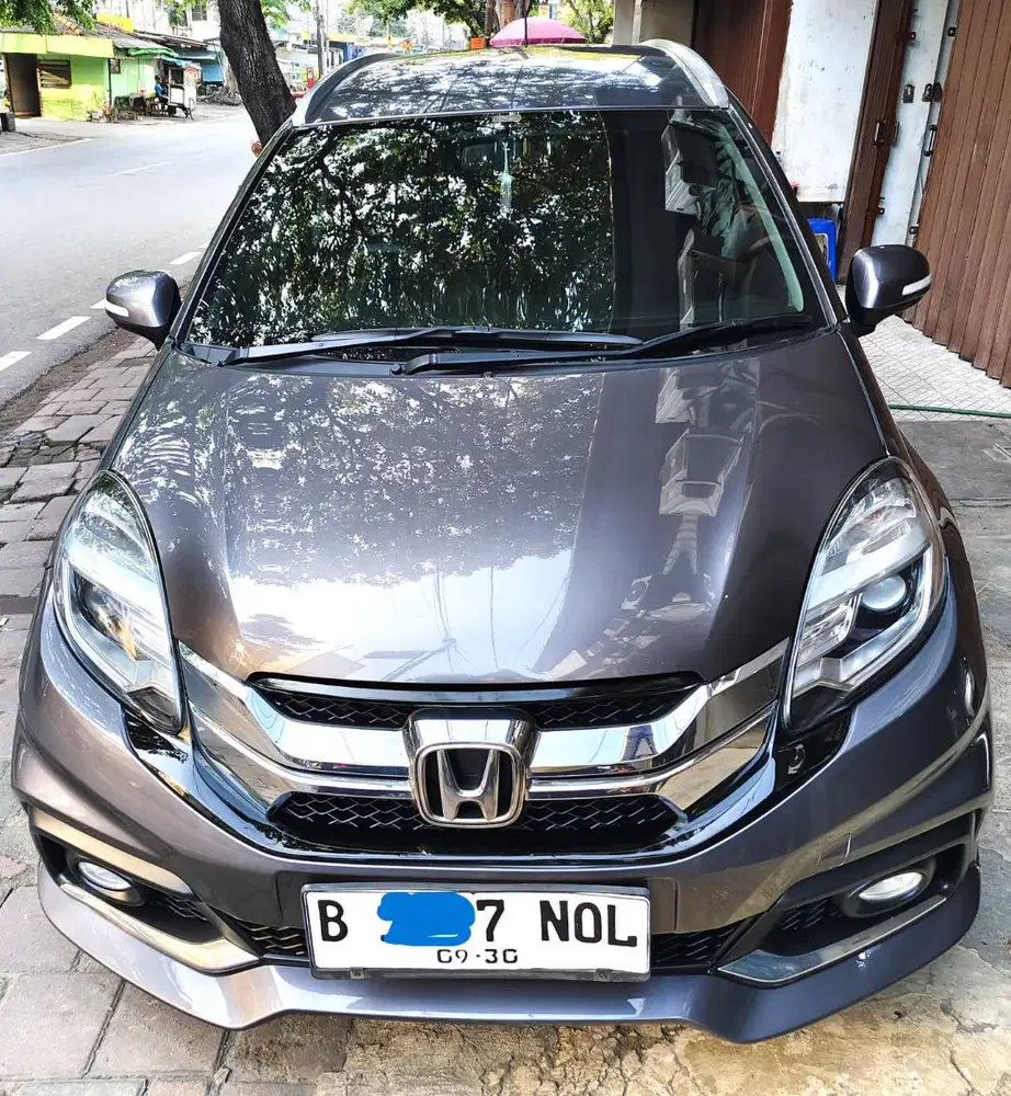 Mobilio RS CVT 2015 Abu2 Tgn1 KM 74Rb Record STNK 09/26 Mulus TDP 15Jt