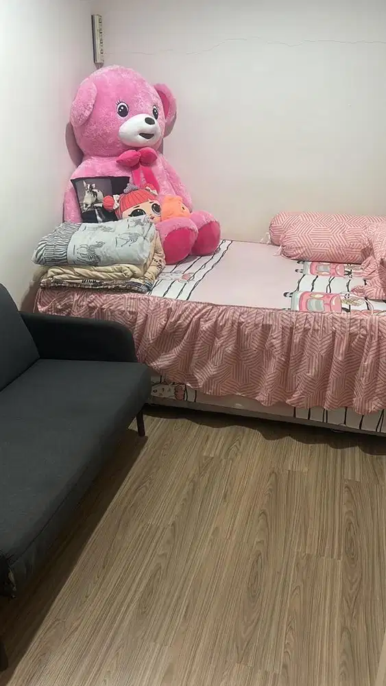 Boneka beruang Pink